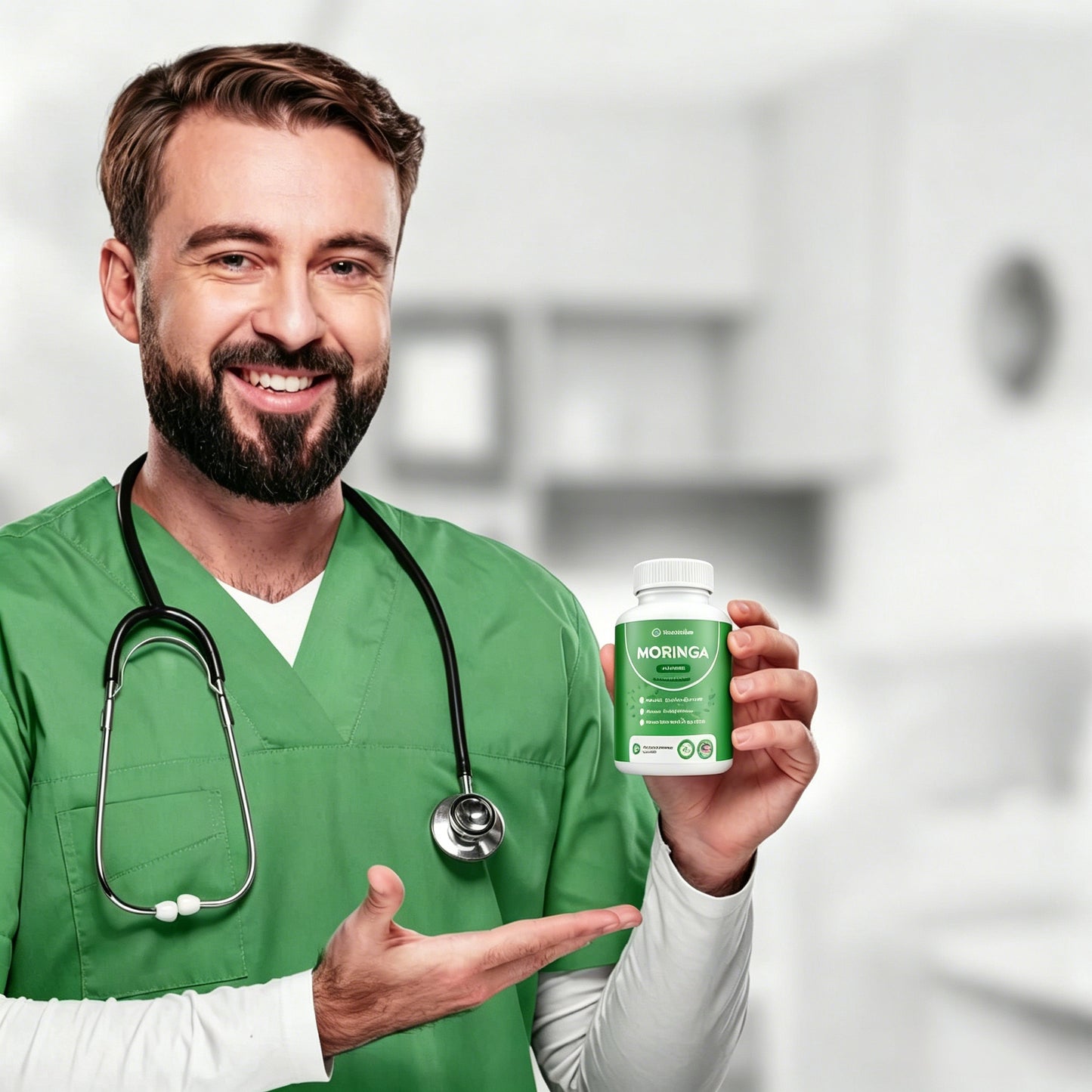 Rosabella Moringa Powder Capsules